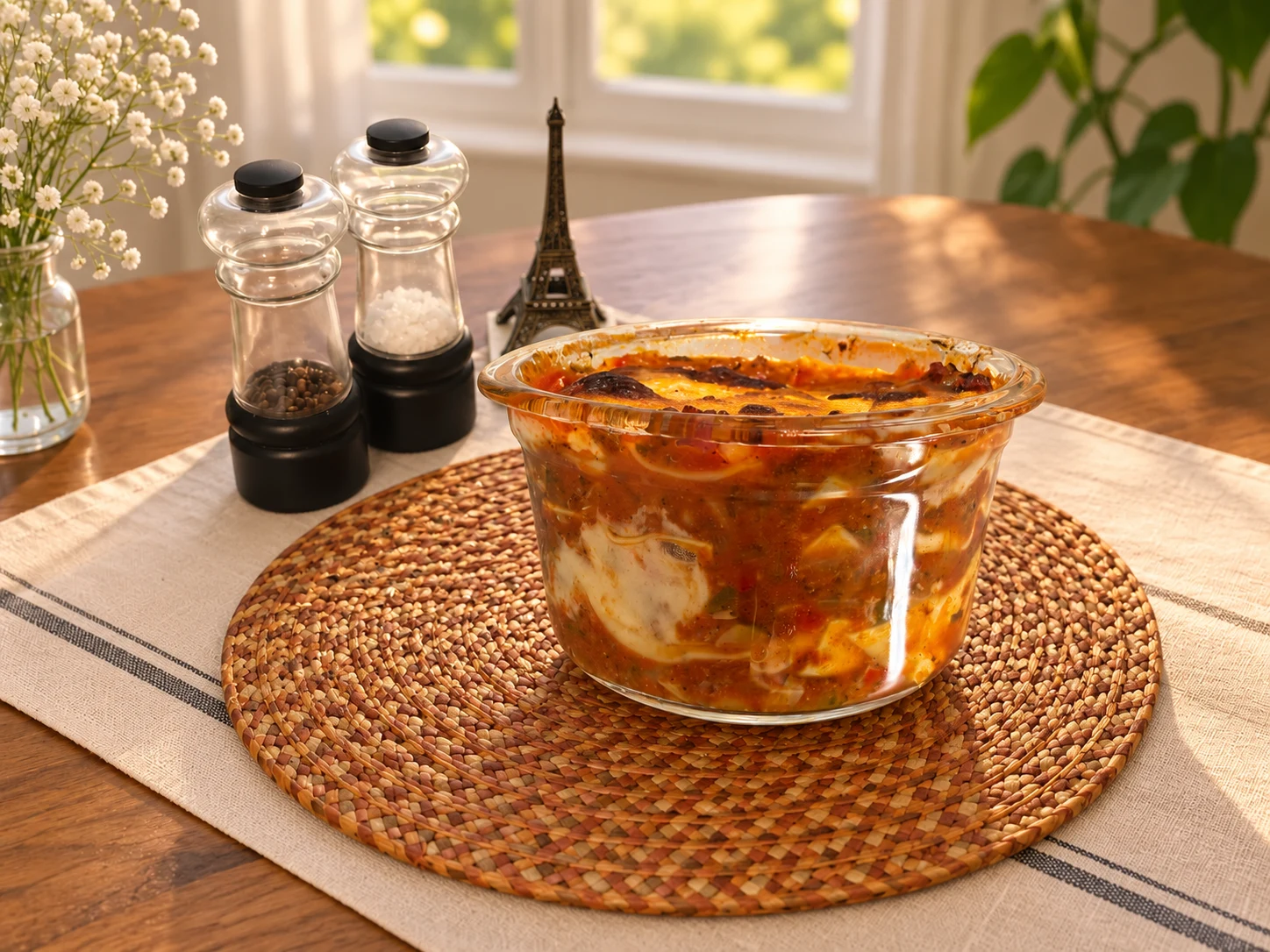 Lasagnes préparées par Antoine.